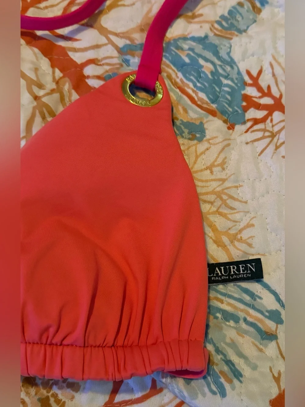 Ralph Lauren Triangle Bikini Top